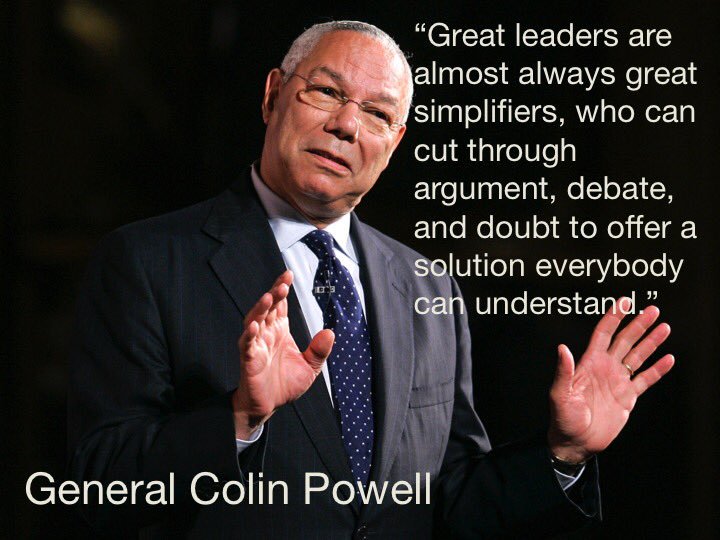 leadership is solving problems colin powell